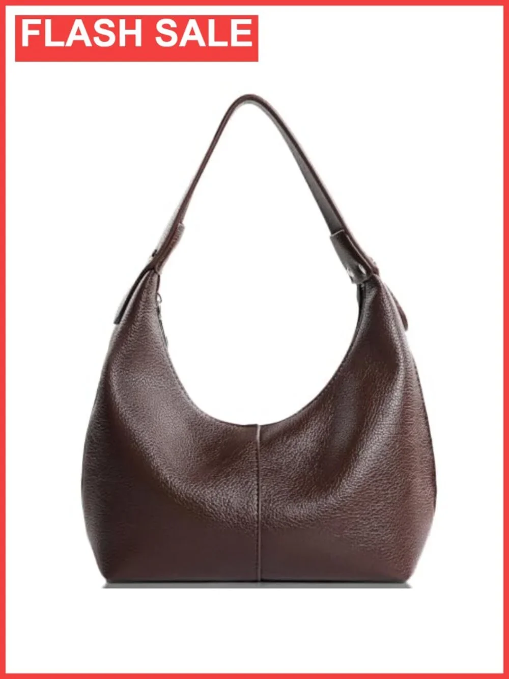 Vegan Leather Hobo Shoulder Bag Plaid Y2K Tote Clutch Zipper Purse